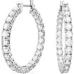 Swarovski Crystal Hoop Earrings