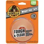 Gorilla Tough Clear Double Sided Mounting Tape