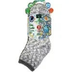 Aloe Infused Moisturizing Socks Gray Plaid  2 Pair By Earth Therapeutics