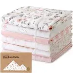 KeaBabies Shea Burp Cloths in Sweet Charm