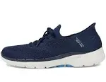 Skechers Performance Slip-ins: Go Walk 6-Lovely Day 10.5 Women's Navy