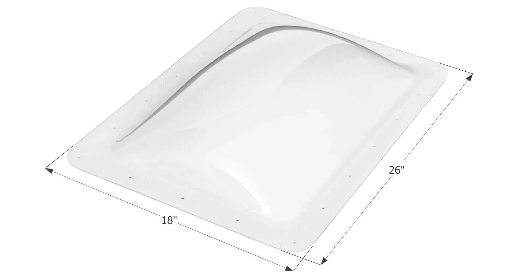 Icon 01819 RV Skylight-White