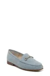 Shop Sam Edelman Little Girl's & Girl's Suede Loraine Loafers In Montrose Blue