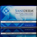 Saniderm Transparent Adhesive Bandage | Needlejig 4 in x 8 yd Roll