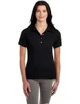 Jerzees 437W - Ladies SpotShield Jersey Polo Black - XL