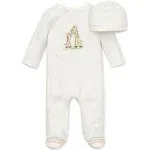 Unisex Baby 100% Cotton Scratch Free Tag 2-Piece Sleeper, Giraffe, Preemie