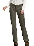 Dickies Women's Relaxed Cargo Pant - Green - 4