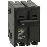 Square D Double Pole Homeline Circuit Breaker