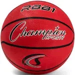 Champion Sports Rubber Basketball - Official (Red)