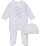 Little Me Preemie Unisex Welcome to The World Footie