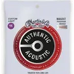 Martin MA535T Lifespan 2.0 Phosphor Bronze Authentic Acoustic Guitar Strings - Custom Light