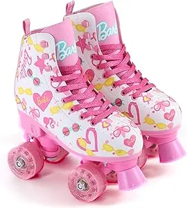 Barbie Roller Skates Foam Shoe Lining - Perfect For Active Fun and Adventures Pvc Girls' roller skate