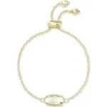 Kendra Scott Elaina Bracelet Gold Dichroic Glass