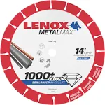 Lenox 1972929 MetalMax Diamond Cutoff Wheel 14" x 1"