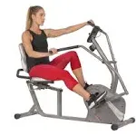 Sunny Health & Fitness Cross Trainer Magnetic Recumbent Bike with Arm Exercisers - SF-RB4936