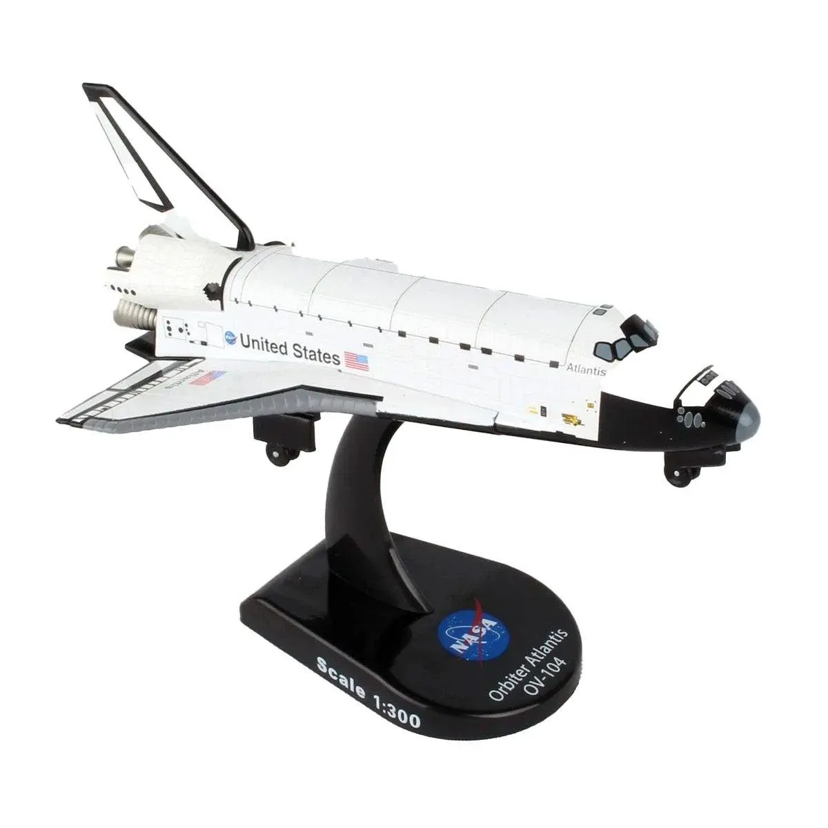 NASA SPACE ORBITER &#034;ATLANTIS&#034; (OV-104) USA 1/300 MODEL BY POSTAGE STAMP PS5823-1