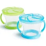 Munchkin Snack Catcher, 2 Pack, Blue/Green