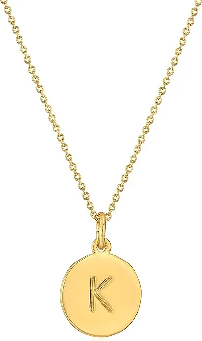 Kate Spade New York Kate Spade Initial Pendant Necklace K Gold