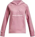 Under Armour Girls' Rival Fleece Big Logo Print Fill Hoodie