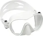 Open Box Cressi Mini Frameless Dive Mask - White