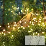 LUOKANGYL Solar Garden Lights : Solar Lights for Outside Illuminate Outside Spaces with Bright, Beautiful Light, Ideal for Homeowners, Gardening