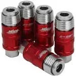 Milton 1750 Safety Exhaust Coupler, 1/4" FNPT