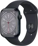 Apple Watch Series 8 GPS 45mm Midnight Aluminum - M/L