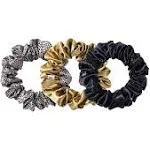 Slip Silk Large Scrunchies | Black Leopard