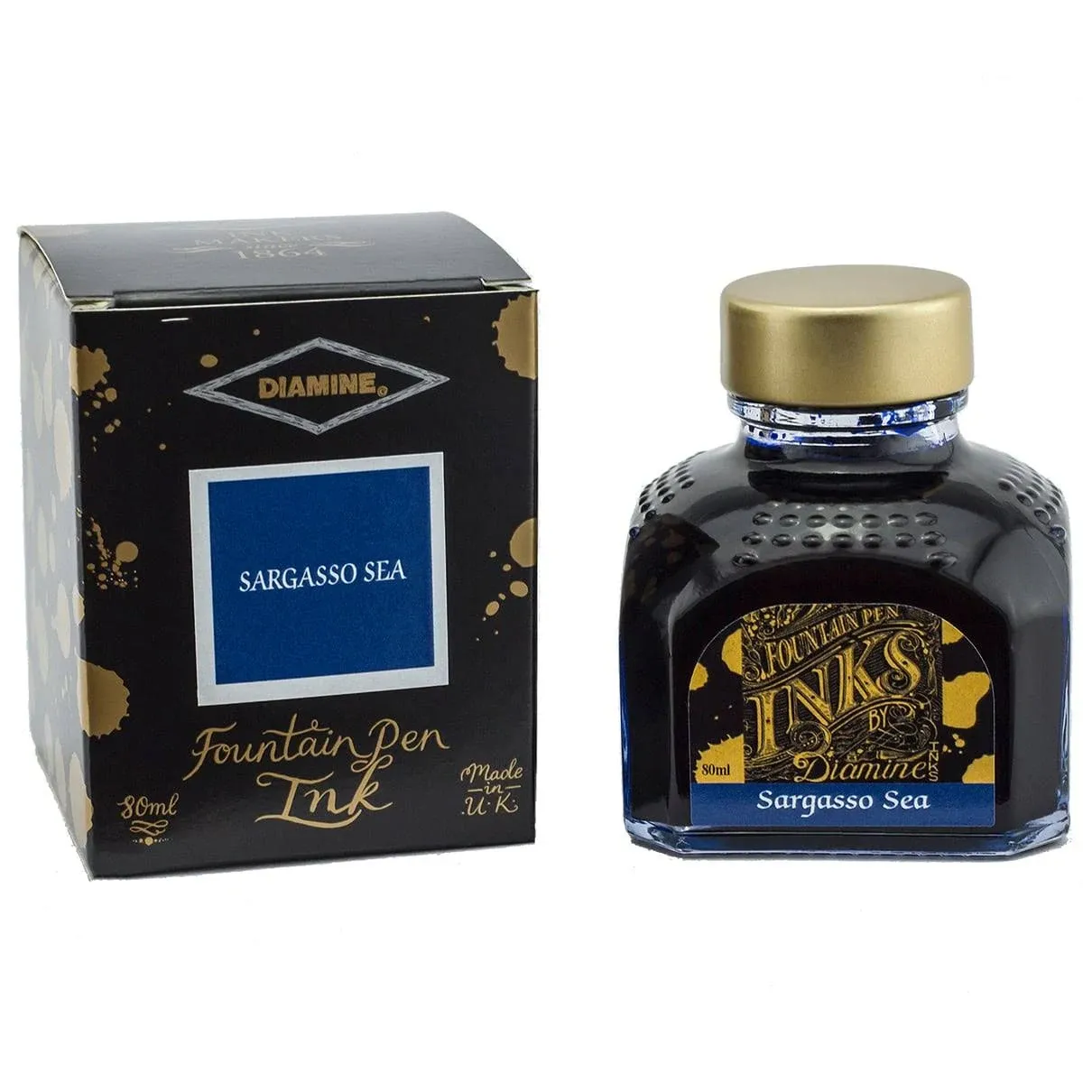 Diamine Sargasso Sea Ink - 80 ml Bottle