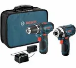 Bosch Cordless Drill 2 Tool Combo Kit 12V CLPK22-120