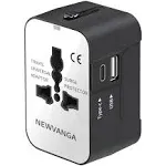 Travel Adapter Worldwide All in One Universal Travel Adapter Wall Charger AC EU