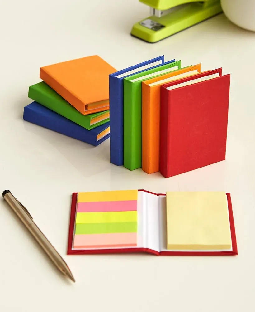 Set of 8 Sticky Notepads 125 sheets per pad