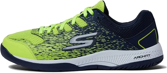 Skechers Men's Viper Court Pickleball Shoes, Size 10, Yellow/Navy