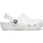 Crocs Classic Clog Toddler Shoes in White Size 7 | WSS