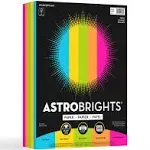 Astrobrights Color Paper Bright Assortment 24lb 8.5 x