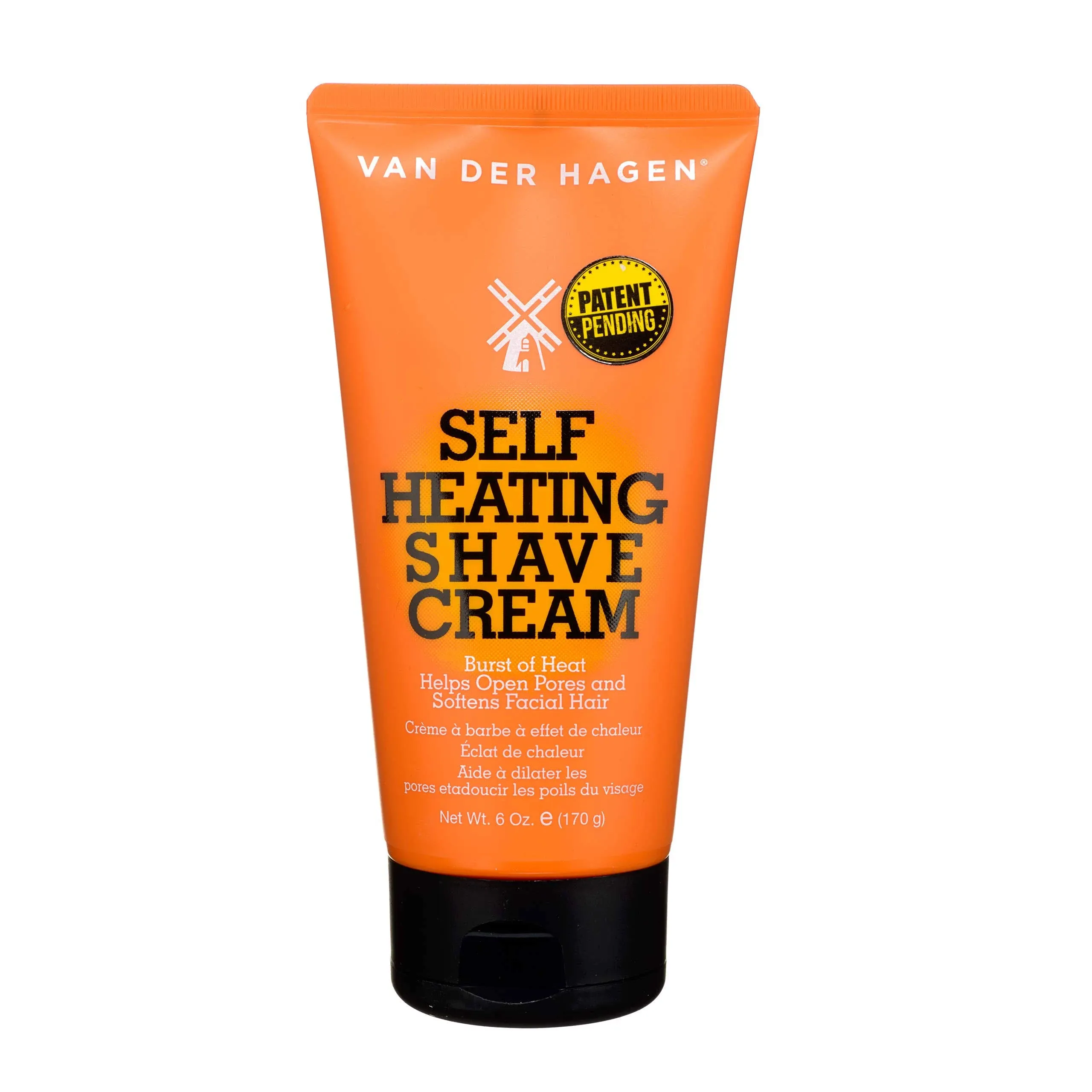 Van Der Hagen Shave Cream, Self Heating - 6 oz