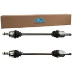 TRQ Front CV Axle Shaft Assembly Set Compatible with 2014 Subaru Forester 2010-2014 Legacy Outback