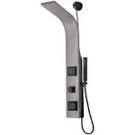 ANZZI Aura 2-Jetted Shower Panel with Heavy Rain Shower & Spray Wand