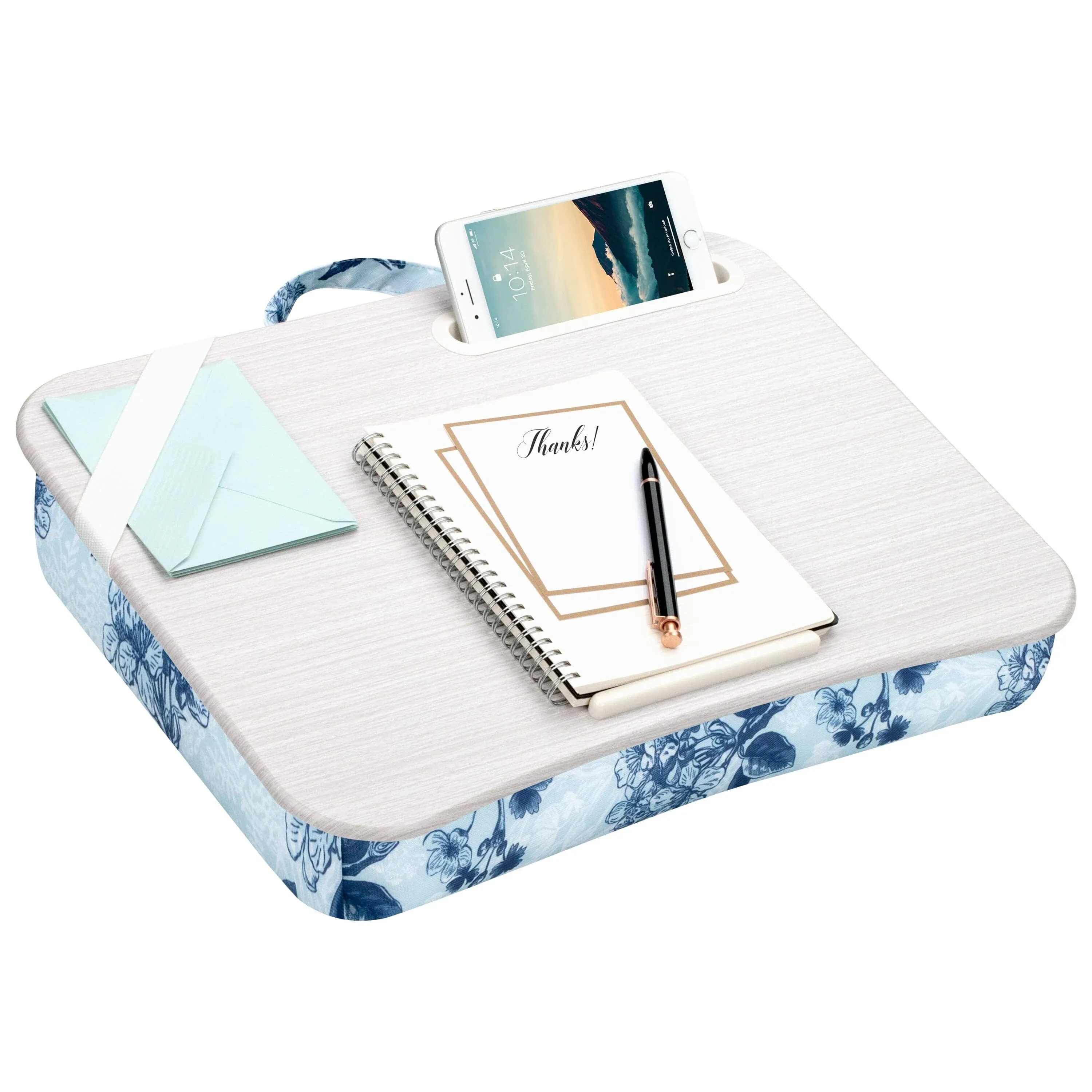 Lapgear Designer Lap Desk, Blue Blossoms