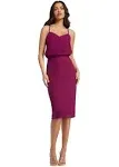 Dress The Population Alondra Dress, Xxs / Dark Magenta