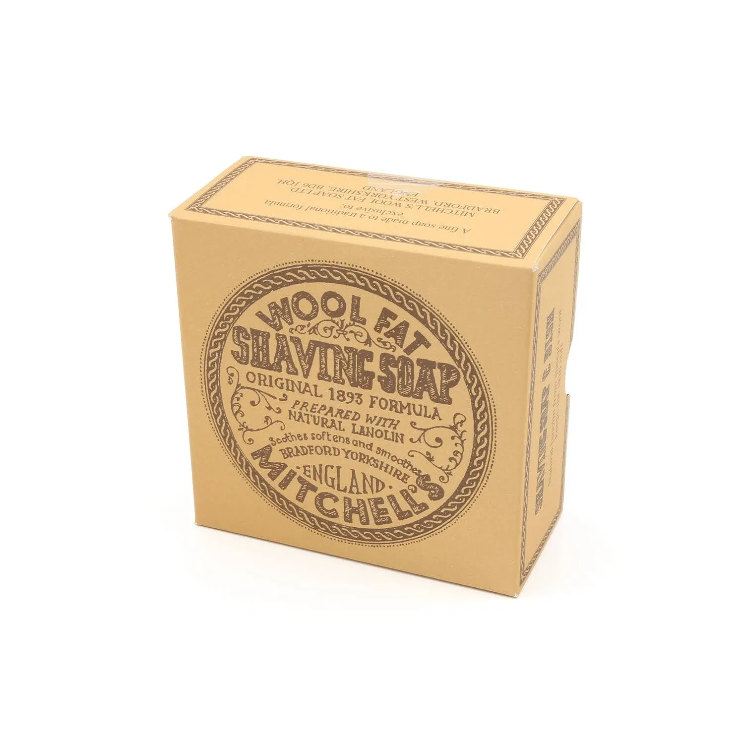 Mitchell's Wool Fat Shaving Soap in Dish