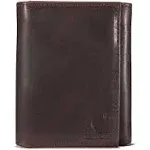 Carhartt Oil Tan Trifold Wallet Brown