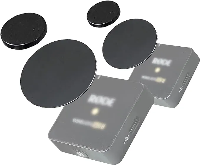 Magnetic Mount for Rode Wireless PRO, GO, GO II, & ME Microphones Systems - Replacement Magnets