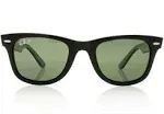 Ray-Ban Original Wayfarer Classic Sunglasses  RB2140 902 - Polished Tortoise Frame - Green Classic G-15 Lenses - 50mm