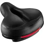 Roguoo Bike Seat, Most Comfortable Bicycle Seat Dual Shock Absorbing Memory  