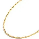 Gold Filled Gold Necklace Collection - 14K Solid Gold Filled Box,Clip,Cable G...