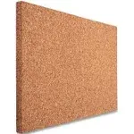 Iceberg iDesign Frameless Cork Bulletin Board, 46 x 36, Tan Surface (35011)