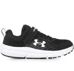 Under Armour Assert 10 Black/White Preschool Boys' Running Shoes, Size: 10.5