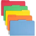 Smead File Folders 1/3 Cut Top Tab Legal Assorted Colors 100/Box