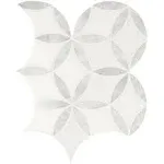 MSI La Fleur 8.9 in. x 9.92 in. Polished Marble Wall Tile